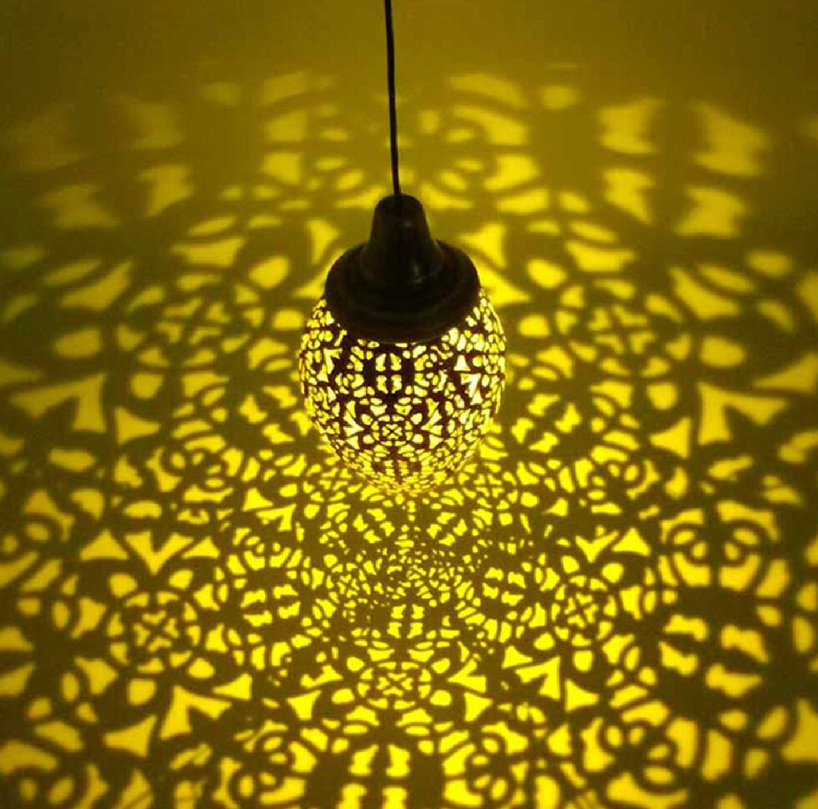 LED Lantern Hanging Outdoor Solar Lamp